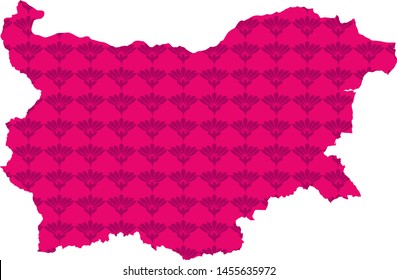 map of Bulgaria. vector illustration
