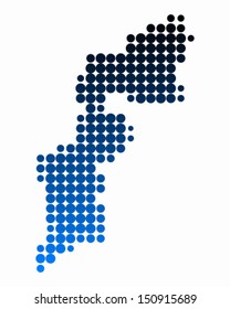 Map of Burgenland