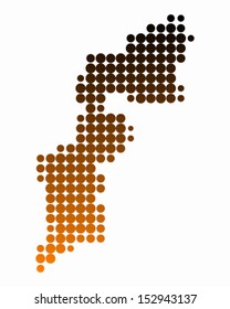 Map of Burgenland