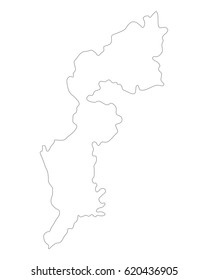 Map of Burgenland