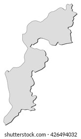 Map - Burgenland (Austria)