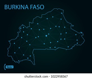 Map of Burkina Faso