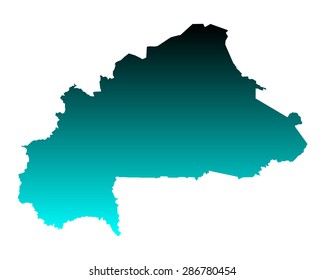 Map of Burkina Faso