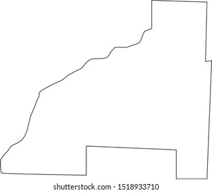 map of burnet county in state of Wisconsin