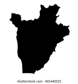map of Burundi