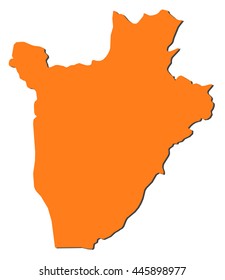 Map - Burundi