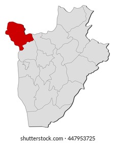 Map - Burundi, Cibitoke