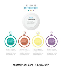 Map Business Graphic five options vectors.
