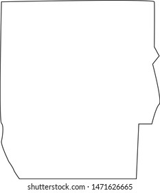 map of Butler in state of alabama