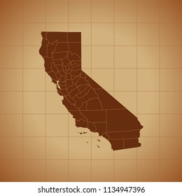 map of California