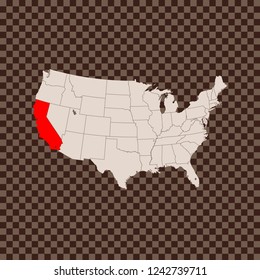 map of California