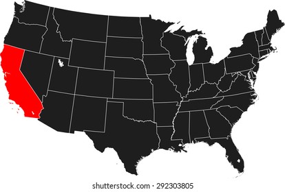 map of California