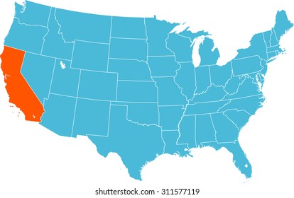 map of California