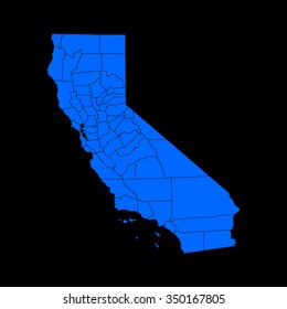 map of California
