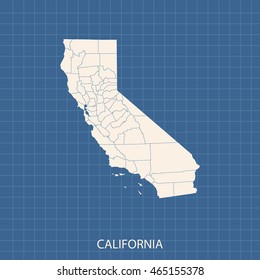 map of California