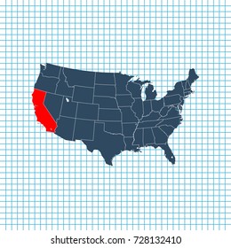 map of California