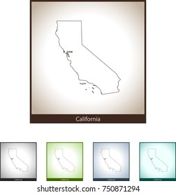 map of California