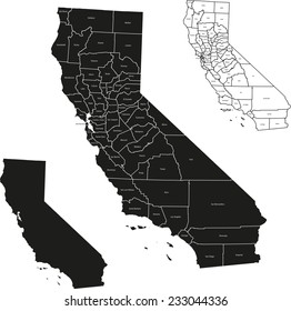  Map Of California State