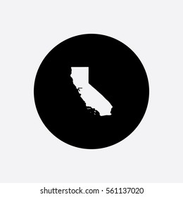Map of California Vector Illustration