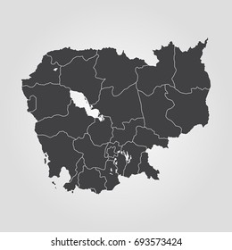 Map of Cambodia