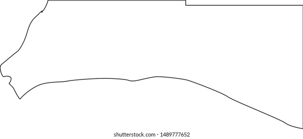 Map Of Cameron County In Louisiana