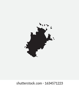 Map of Campinas - Brazil graphic element Illustration template design
