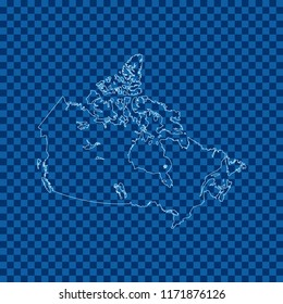 map of Canada