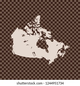 map of Canada