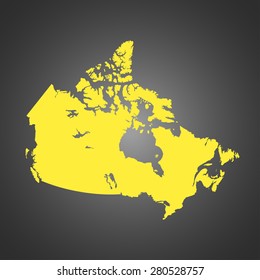 map of Canada