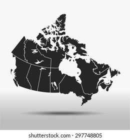 map of Canada
