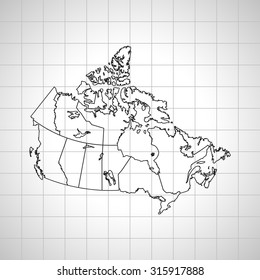 map of Canada