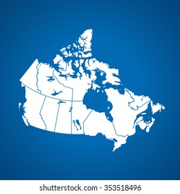 map of Canada