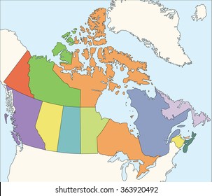 map of canada