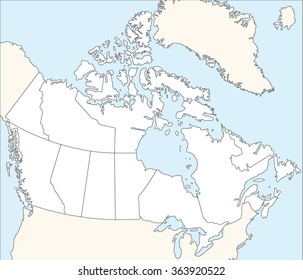 map of canada