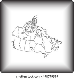 map of Canada