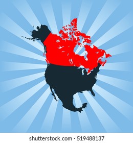 map of Canada