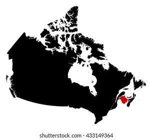 Map - Canada, New Brunswick