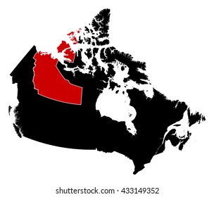 Map - Canada, Northwest Territories