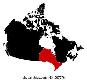 Map - Canada, Ontario