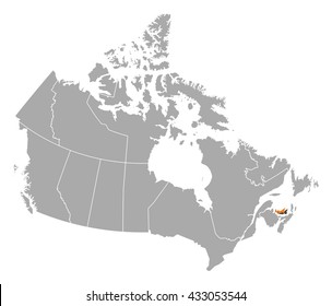 Map - Canada, Prince Edward Island