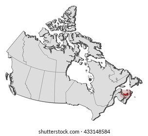 Map - Canada, Prince Edward Island