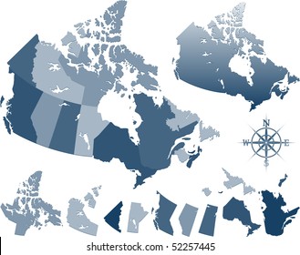 Map Of Canada And Provinces