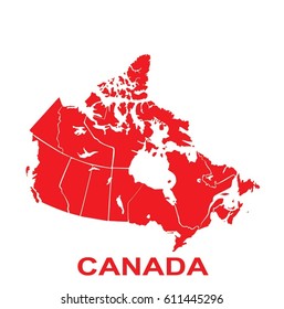MAP CANADA VECTOR