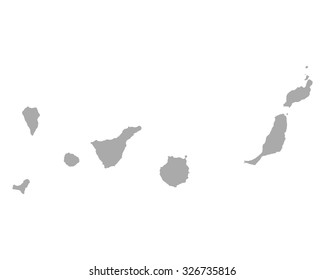 Map of Canary Islands