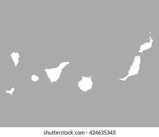 Map of Canary Islands