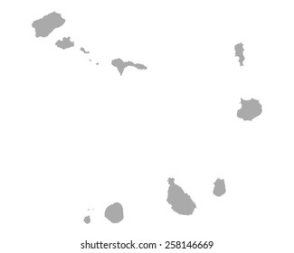 Map of Cape Verde