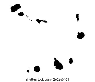 Map of Cape Verde