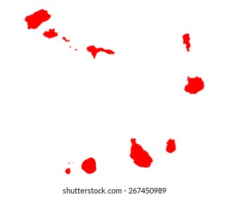 Map of Cape Verde