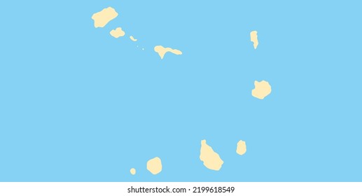 Map Cape Verde vector background. Isolated country texture