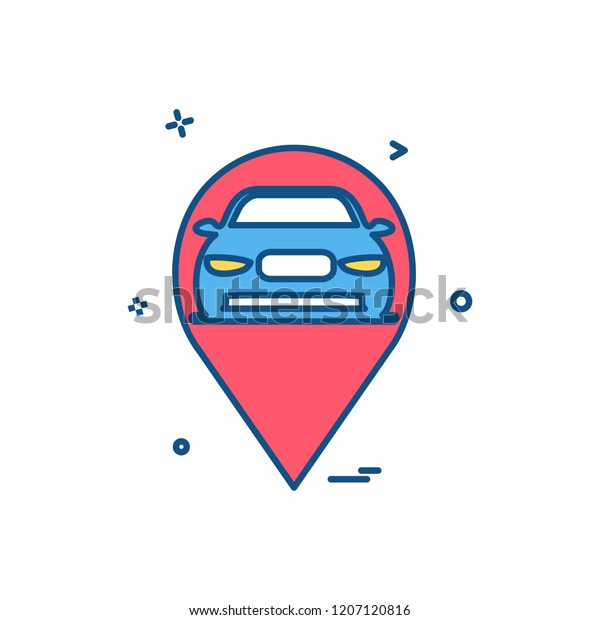 map car location icon\
vector design